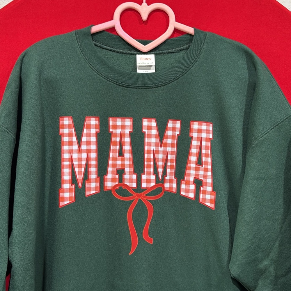 Mama Gingham Sweater